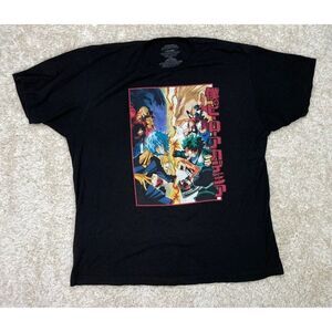 My Hero Academia T-shirt Men XL Short Sleeve Graphic Characters Anime